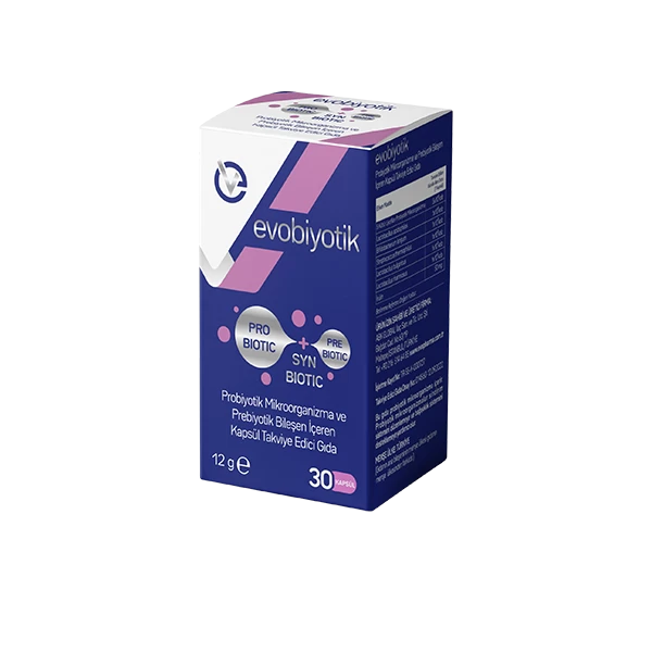 Evobiyotik Probiyotik Mikroorganizma ve Prebiyotik Bileşen İçeren Kapsül Takviye Edici Gıda